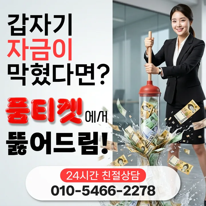 품티켓 결제 정지와 해제 안내 대표 배너